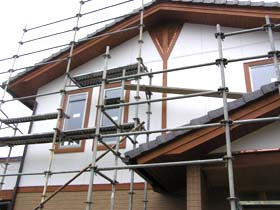 外壁施工後